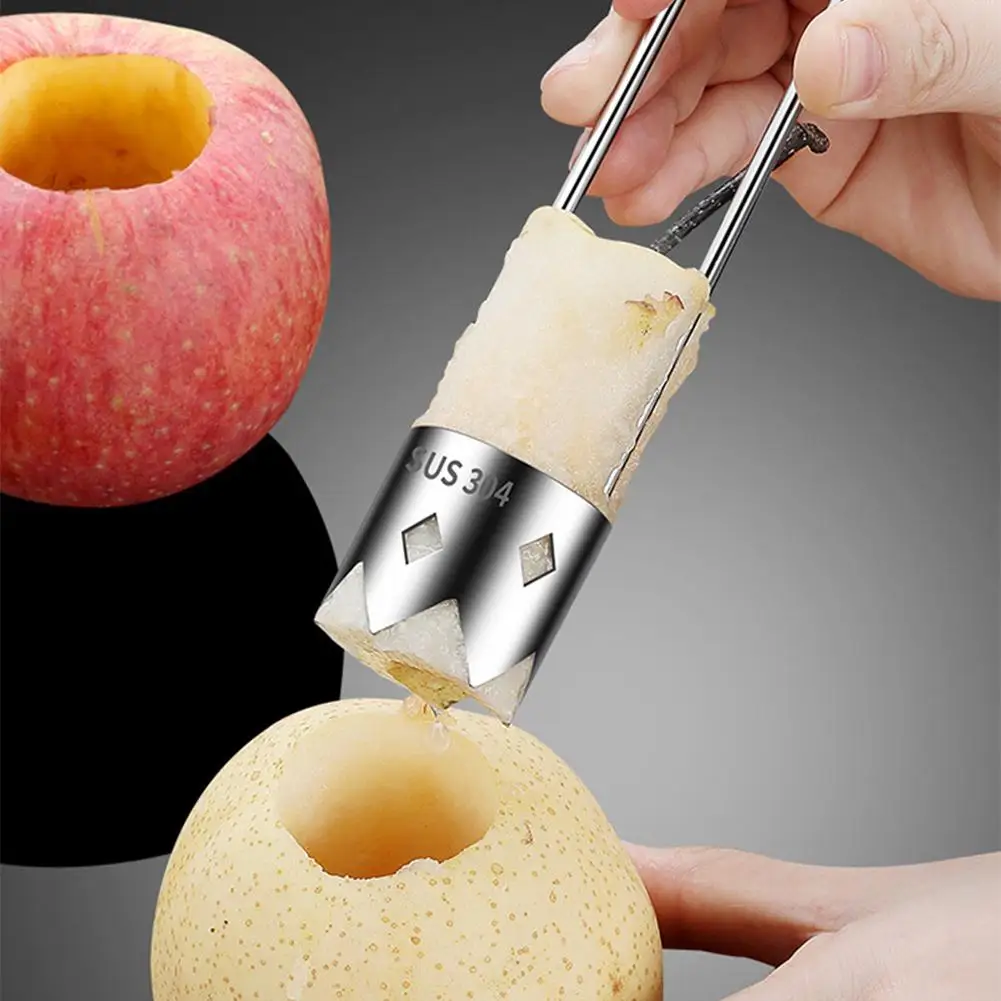 NEW Stainless Steel Fruit & Vegetable Corer Red Pepper Seed Remover Universal Kitchen Gadget For Apple Pear Tomato Pepper Tool NEW Stainless Steel Fruit & Vegetable Corer Red Pepper Seed Remover Universal Kitchen Gadget For Apple Pear Tomato Pepper Tool