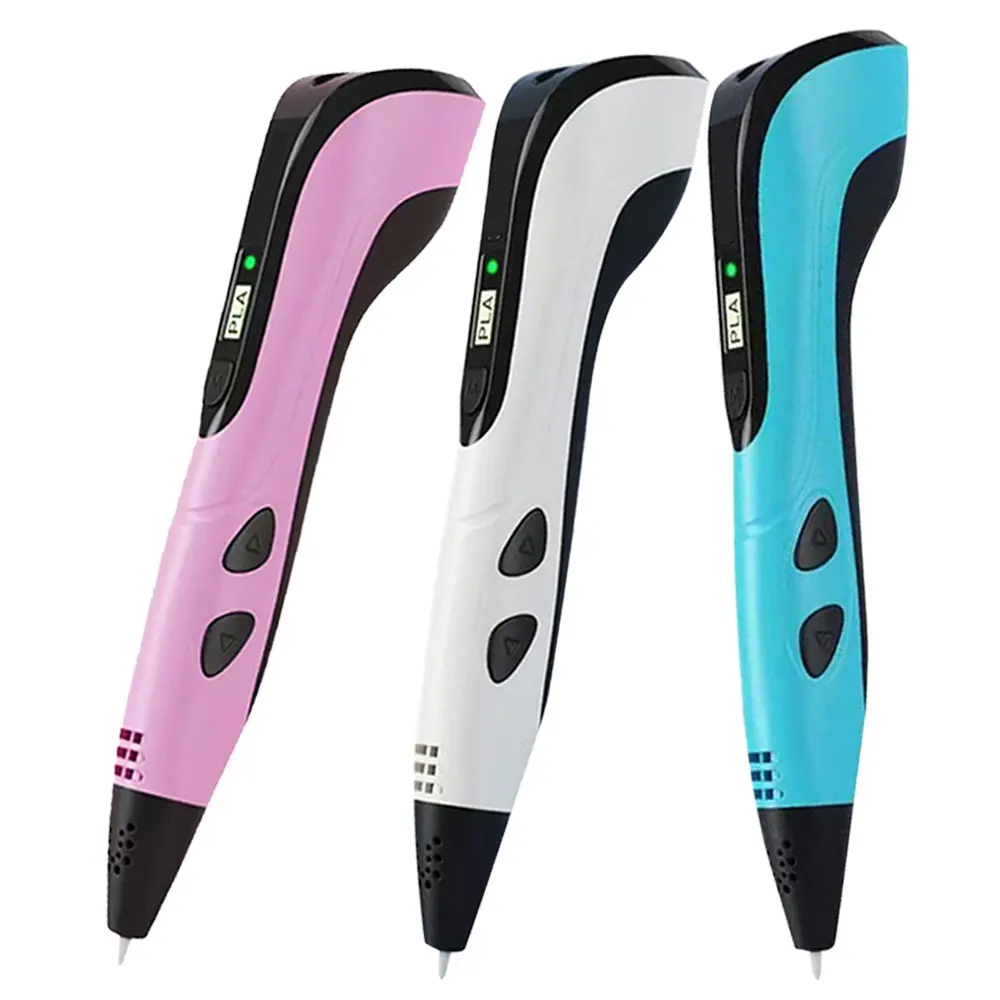 3D Printing Pen Set for Children with Power Adapter 30Colors PLA Filament Travel Case