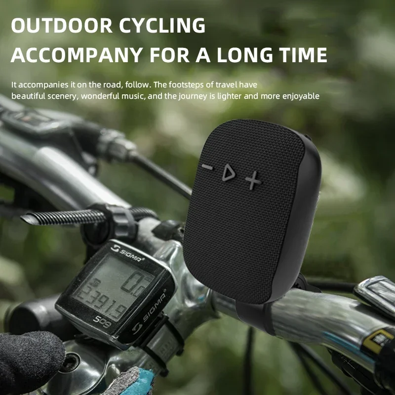 

Speaker Wireless Speaker Bluetooth BT5.3 Built-in Mic IPX4 Rockmia EBS-027 Mini Waterproof Shockproof Oudtoor Backpack Bike