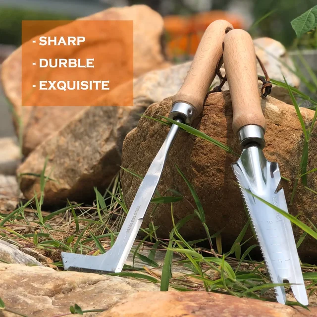 Manual Weed Remover Stainless Steel Spatula Weed Puller Garden Crack Weeder for Outdoor Yard Hoe Gardening Tools 5