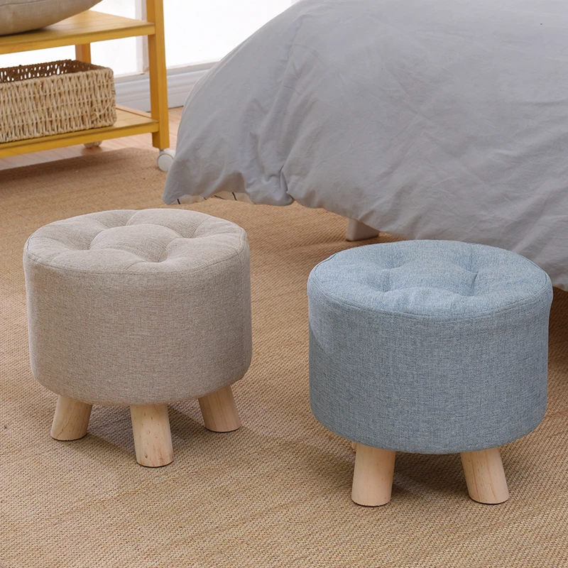 fashion home stool sofa adult bench chair squatty potty silla para maquillaje stools dining bench Fabric Minimalist Modern image_1