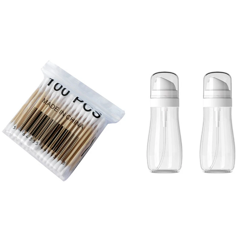 

1000PCS Beauty Makeup Cotton Swab With Empty Spray Bottle With Fine Spray (2 Pieces)