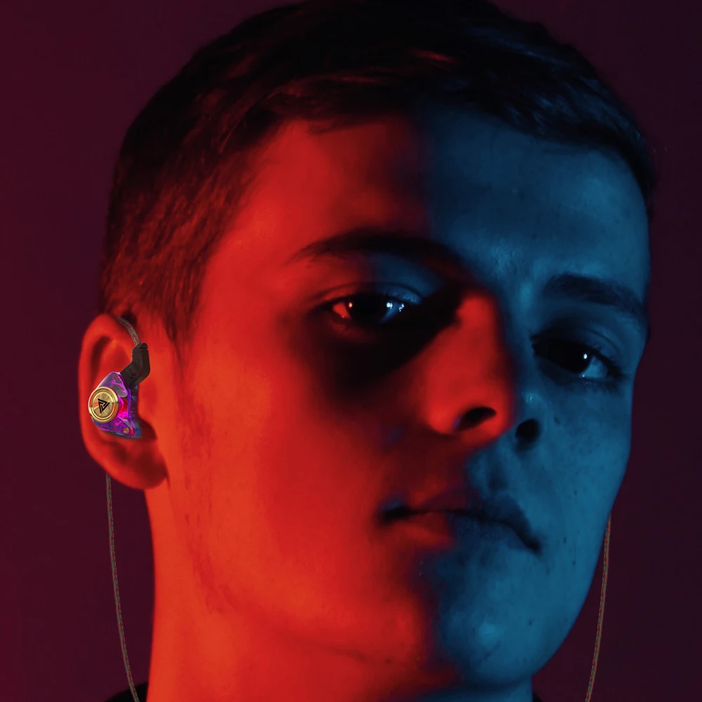 QKZ AK3 Dynamic HIFI Bass In Ear Monitor Earphones Headphones