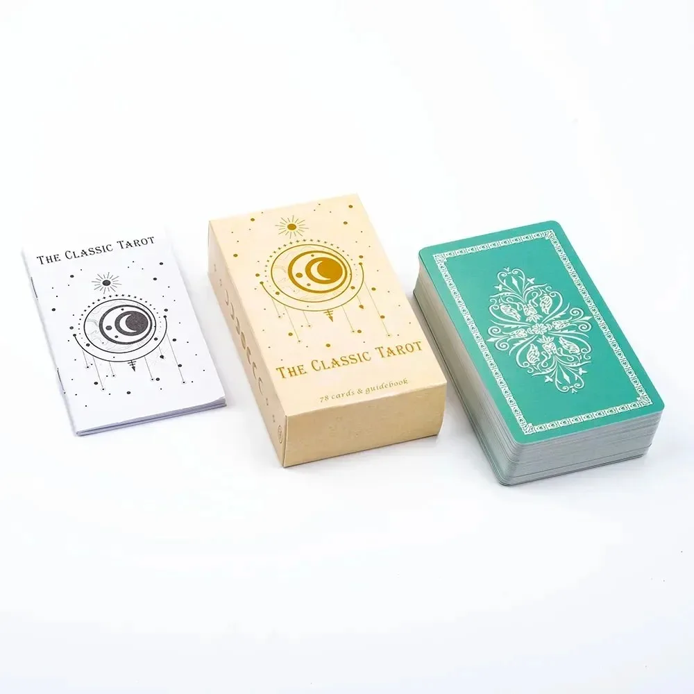 Tarot Cards Deck 78Pcs Classic For Easy Beginners Fate Fortune Telling Party Board Game Holiday Party Game Tools