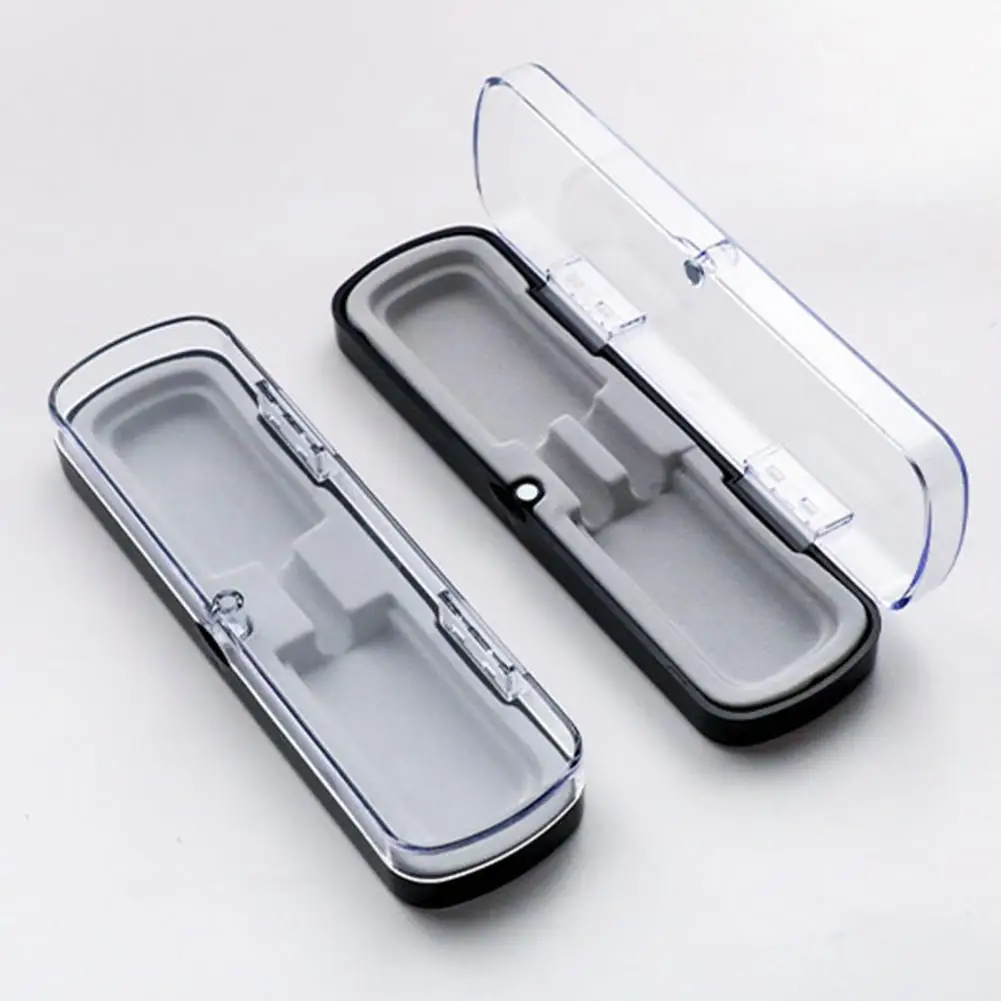 Pen Holder Stationery Organizer Stationery Storage Box Pen Pencil Case Luxury Fashion Magnet Lid Transparent Pen Case Single/Double Fountain Pen Magnetic Closure Stationery Gifts Box Storage