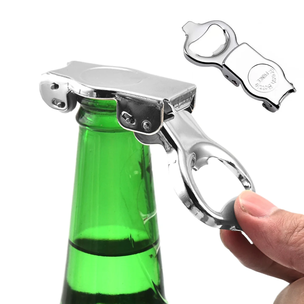 Stainless Steel Beer Bottle Opener Multifunctional Bottle Stopper Soda Can Opener for Kitchen Restaurant Party