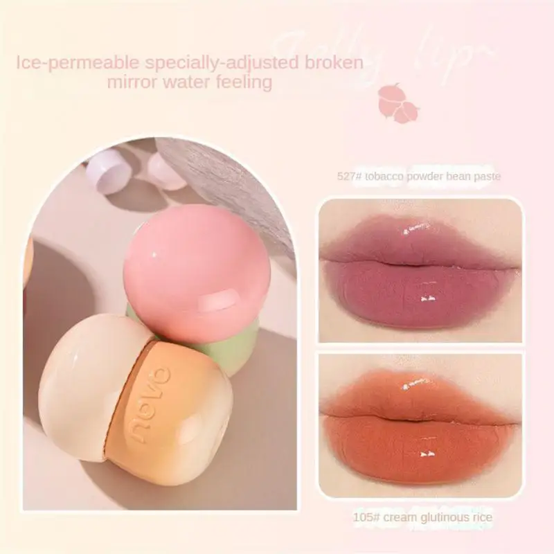 Sweatproof Nourishes Lips Hydrating Sweatproof Beauty Products Lip Glaze Daily Wear Makeup Essentials Novo Long-lasting Shiny