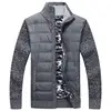 Winter Fleece Carigan Men Sweater Fanshion Patchwork Thick Warm Sweatercoat Men Slim Knitted Sweater Cardigan Men Clothing 2022 3