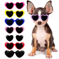 8Colours Pet Heart Glasses Pet Fashion Sunglasses Pet Grooming for Pet Dogs Cat Yorkie Teddy Chihuahua Hair Decor Pet Supplies