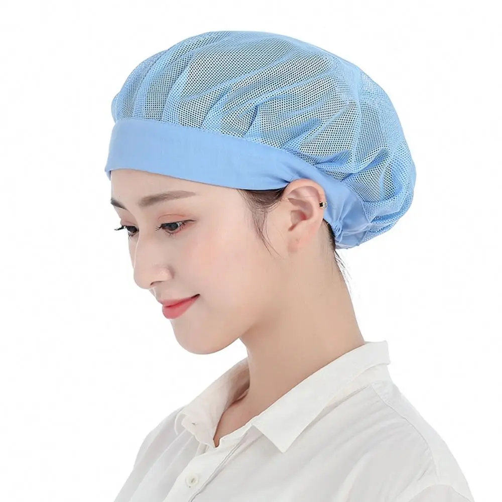 Kitchen Cooking Chef Cap Nets Work Wear Food Service Hair Nets Chic Bundled Hair Work Wear Bundled Hygienic Cap 1Pcs