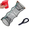 Folded Fishing Bait Trap Crab Trap Bait Lobster Crawfish Shrimp Portable Folded Cast Net