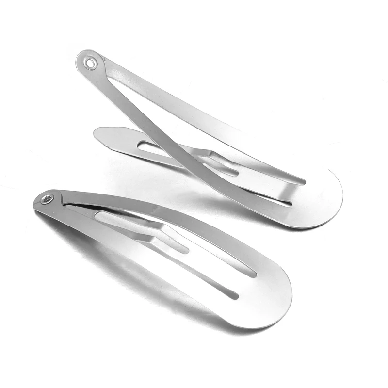 50 teile/los Metall Haar Clips 30/40/50/60/70/80mm Wasser Tropfen BB Haar Clips Haarnadeln Barrettes Für DIY Mode Haar Zubehör – Detail 7