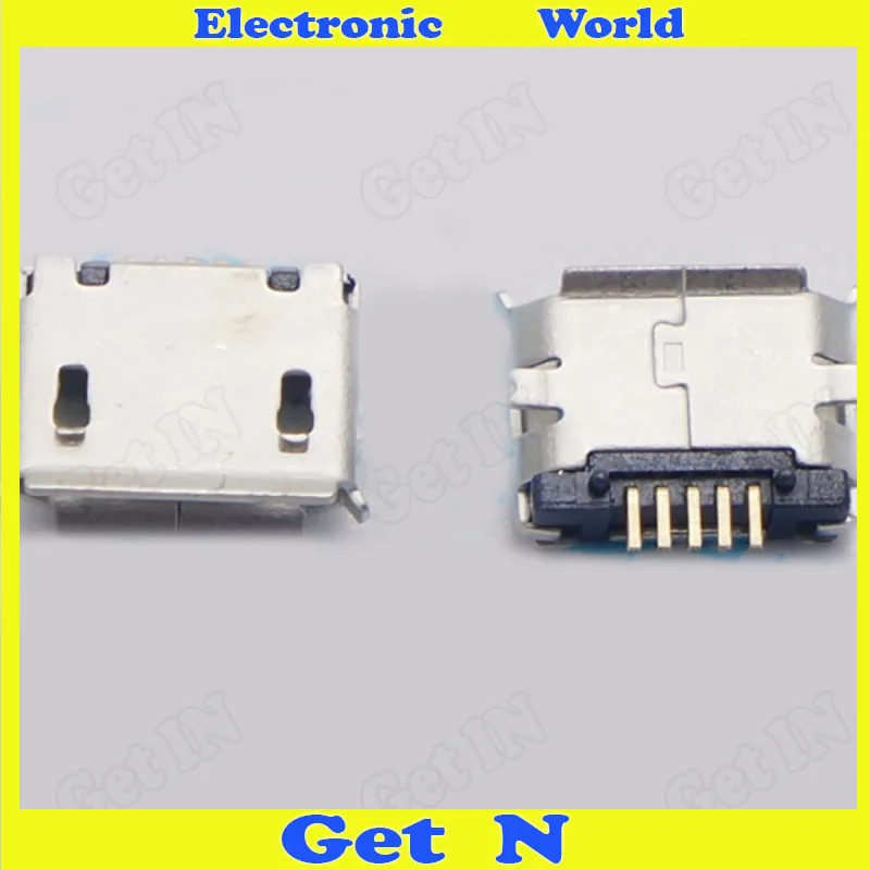 

5000 Mike SMD Long Needle Braid All Copper Micro USB Plug 5 Feet SMT Long Needle pin Longer Braid