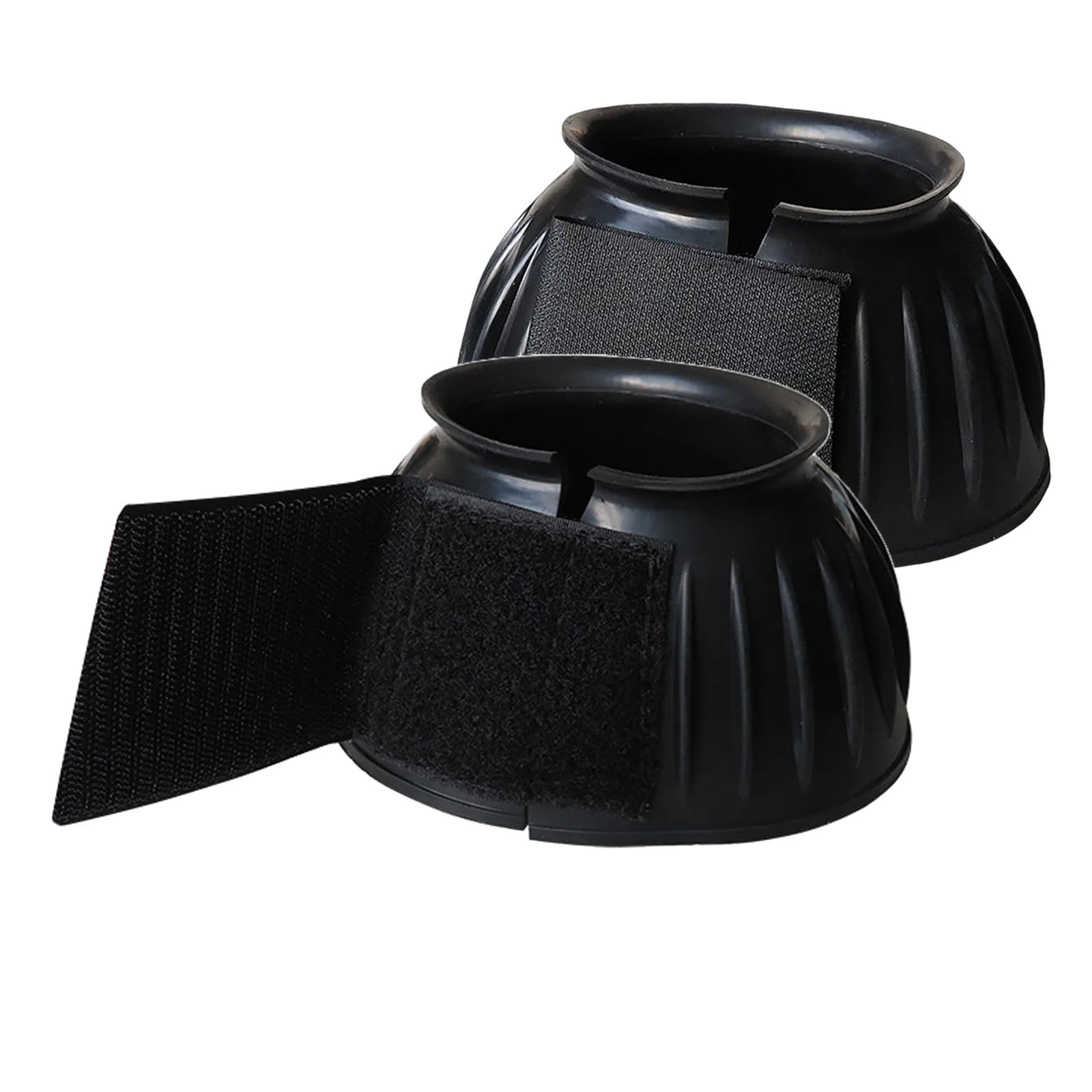 2x Horse Bell Boots Overreach Bell Boot Equestrian Accessories  Hoof Protector Comfortable Shock Absorbing Protective Wear 5