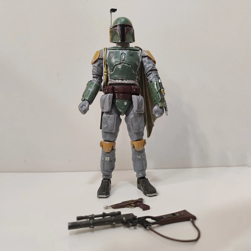 Bandai Boba Fett Model Kit Painted and Posed : r/StarWars