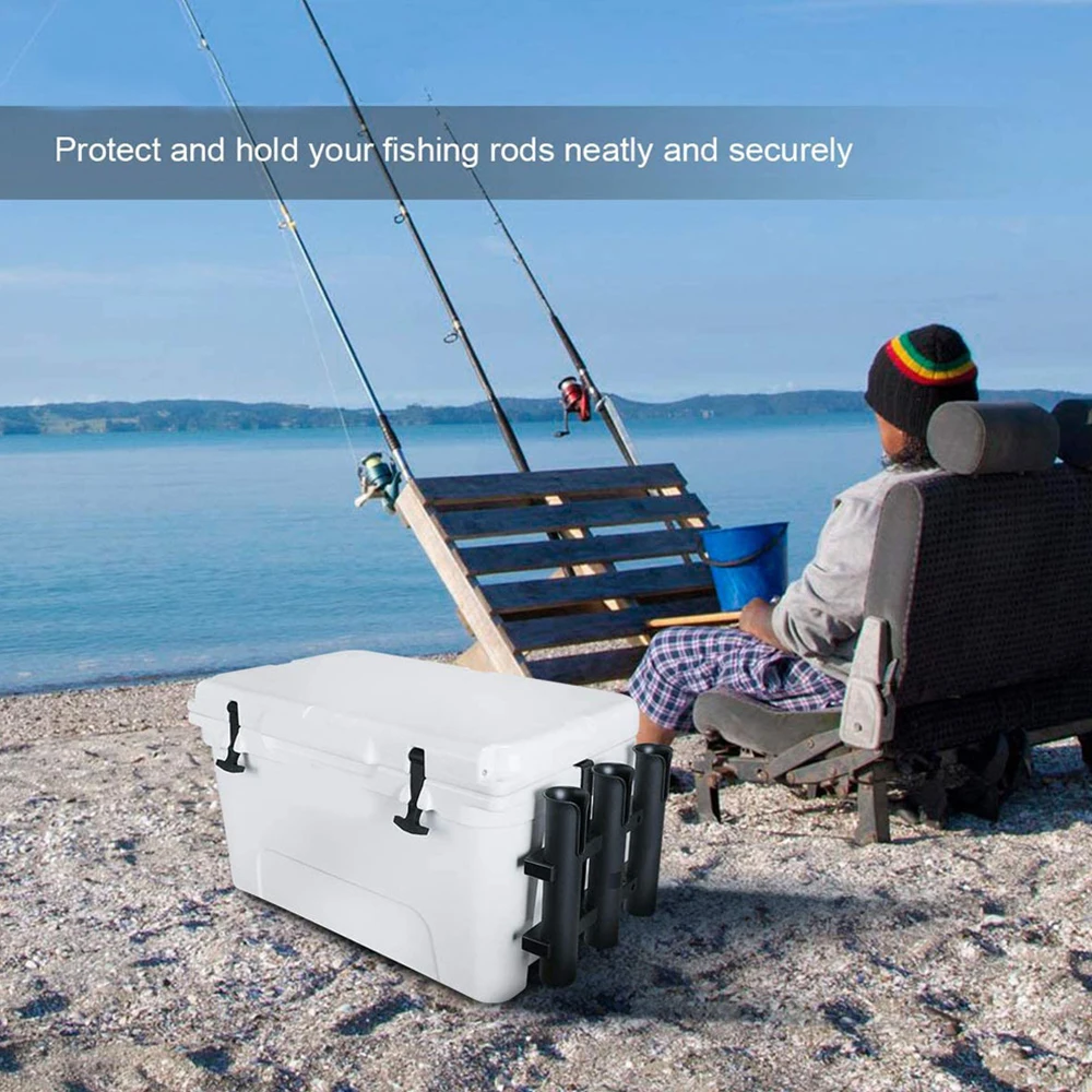 Boat Plastic Fishing Rod Holder Portable Lightweight Spinning Durable Pole Tube Mount Bracket Socket Rack Accessories