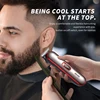 WAIKIL Men's Electric Trimmer Professional Hair clipper USB charge Cordless Portable Barber Head Electric Pusher Styling tools 3