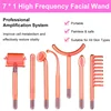 7in1 High Frequency Electrode Wand Machine Skin Tightening Acne Spot Wrinkles Remover Beauty Therapy Facial Care（ No Handle） 3