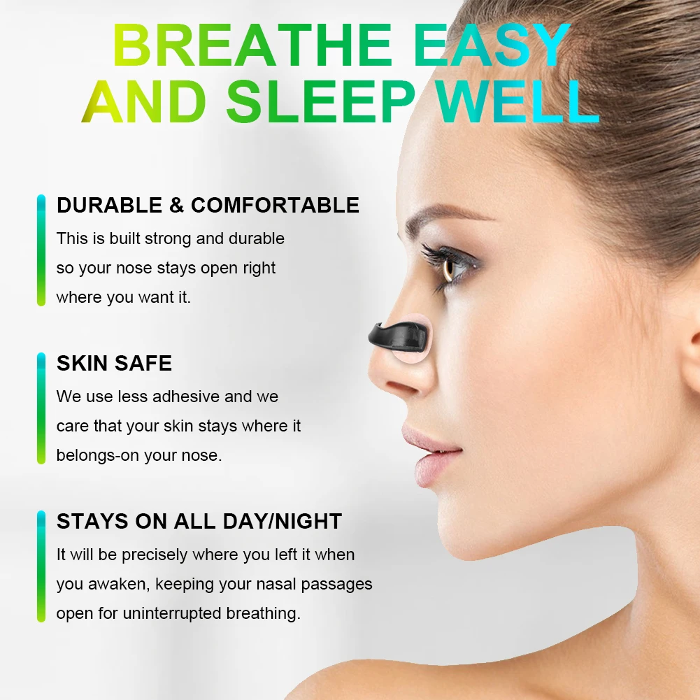 15 Pairs Magnetic Nasal Strips Improve Sleep Quality Stop Snoring Nasal Strips Reduce Snoring Breathing Intake Bands for Travel 3