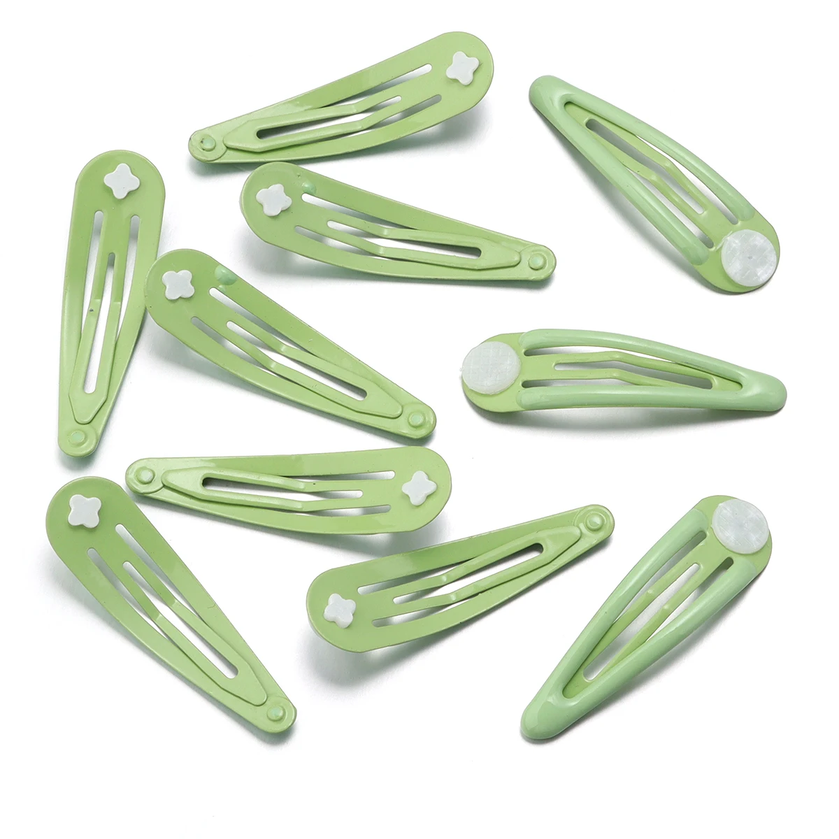 10 teile/los Candy Farbe Metall Haar Clips Snap Haarspange BB Haar Clip Einstellung Basis Für DIY Frauen Mädchen Mode Haarnadeln zubehör – Detail 12