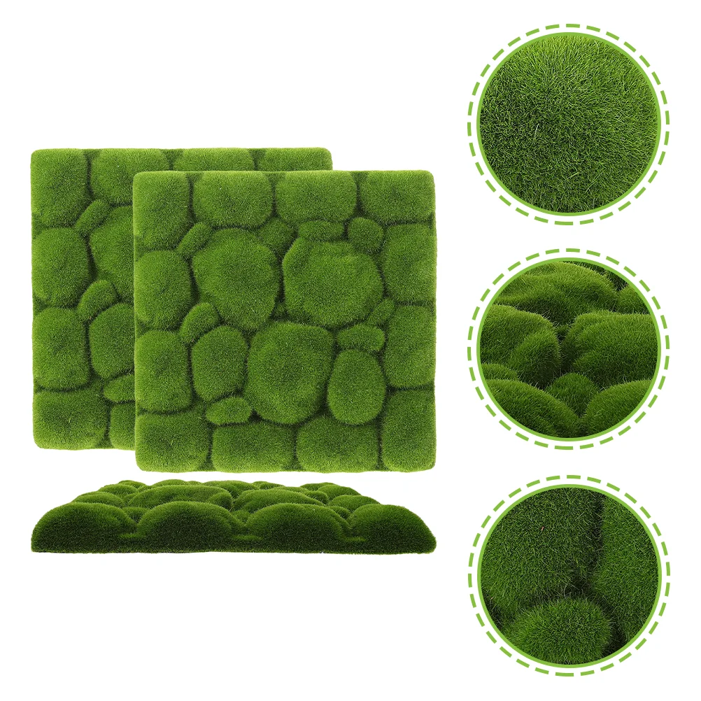 

Artificial Moss Planters 3Pcs 11.8X11.8 Inches Fake Moss Mat Decorative Faux Moss Craft Moss Diy Terrariums Gardenning Art