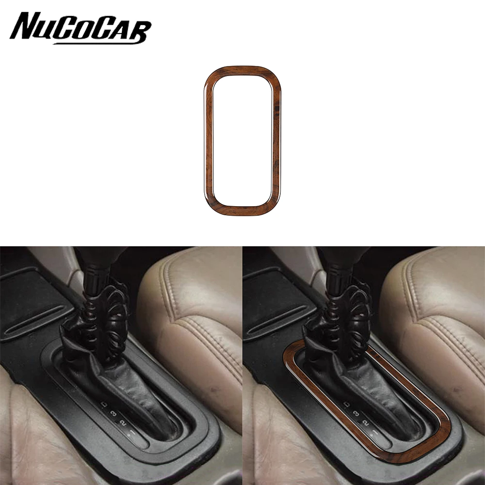 

Для Chevrolet Impala 2001 2002 2003 2004 деревянная зернистая пластиковая шестеренка рамка Панель наклейка аксессуары для интерьера автомобиля декоративные наклейки