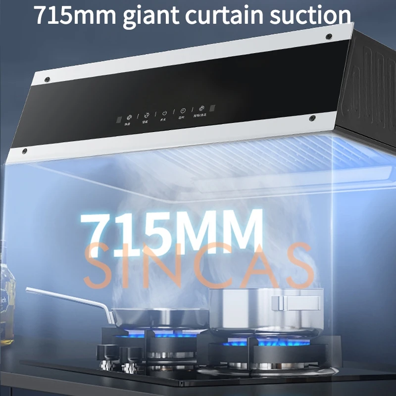 Simple Smoke Exhaust Fan Ceiling Mounted Powerful Exhaust Fan Suction Range Hood Household Large Suction Kitchen Exhaust Fan 3