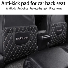 Car Seat Anti-kick Pad Protection Pad Car Decor for Renault Talisman Leather Custom Car Seat Cover Set Luxury Car Accessories