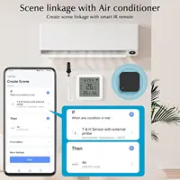 Tuya WiFi Zigbee Temperature Humidity Meter with External Probe Sensor Digital LCD Screen Thermometer for Fish Tank Freezer - Image 4