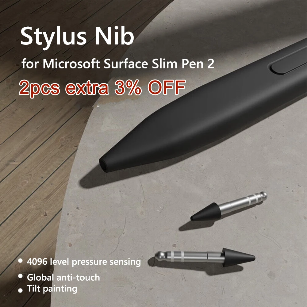 Caneta Dicas Caneta Stylus Ponta Kit de Substituição para Microsoft Surface Caneta Fina Caneta Magnética Ponta Substituir Nibs Toque Lápis Par