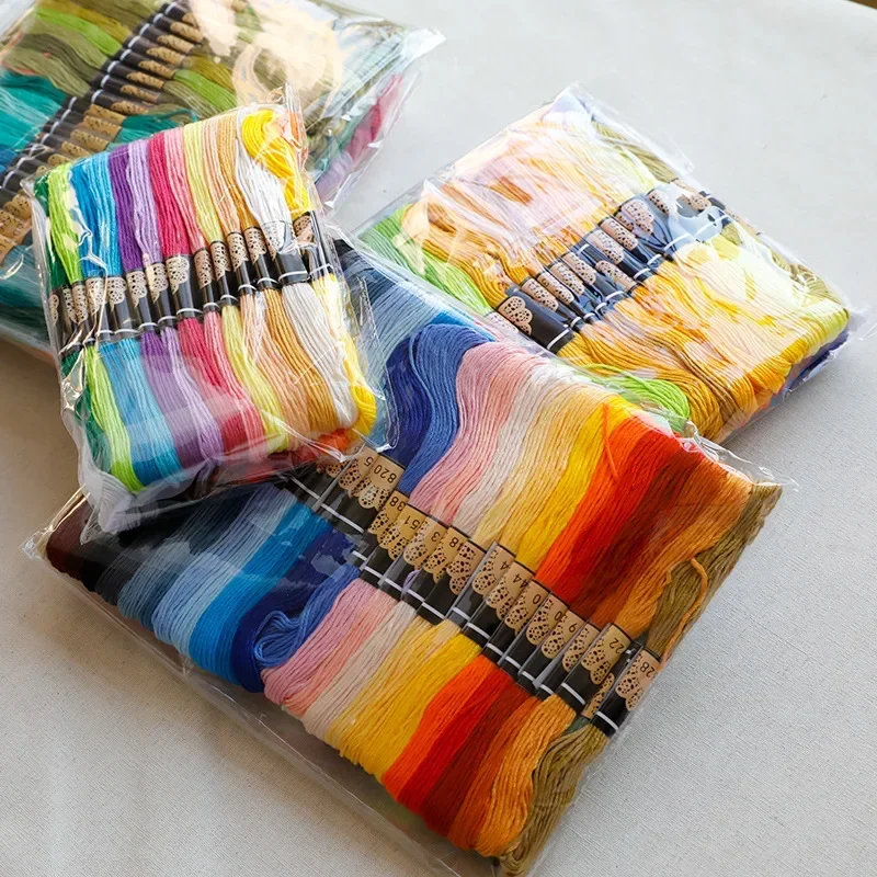 8/12/50 Colors 8M Anchor Cross Stitch Threads Cotton Embroidery Dyed Floss Sewing Skeins Craft Not Repeat Cross Stitch cross stitch floss embroidery floss embroidery thread cross stitch thread sewing thread