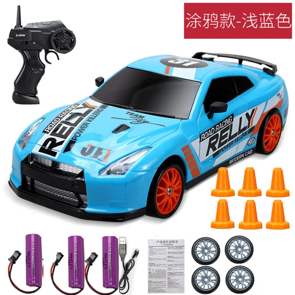 2.4G Drift Rc Car 4WD RC Drift Car Toy Remote Control GTR Model AE86 Vehicle Car RC Racing Car Toy for Children Christmas Gifts fastest rc car in the world RC Cars