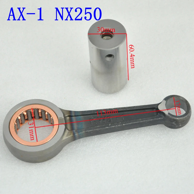 Motorcycle Parts Crankshaft Rod Connecting Rod Kit for Honda AX-1 NX250 KW3 NX 250 AX1 motorcycle accessories motorcycle crankshaft