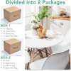 Modern 31.5" D Dining Table & 4 Dining Chairs with Solid Wood Legs, Dinette Table Set for Small Spaces Dining Room Restaurant 2