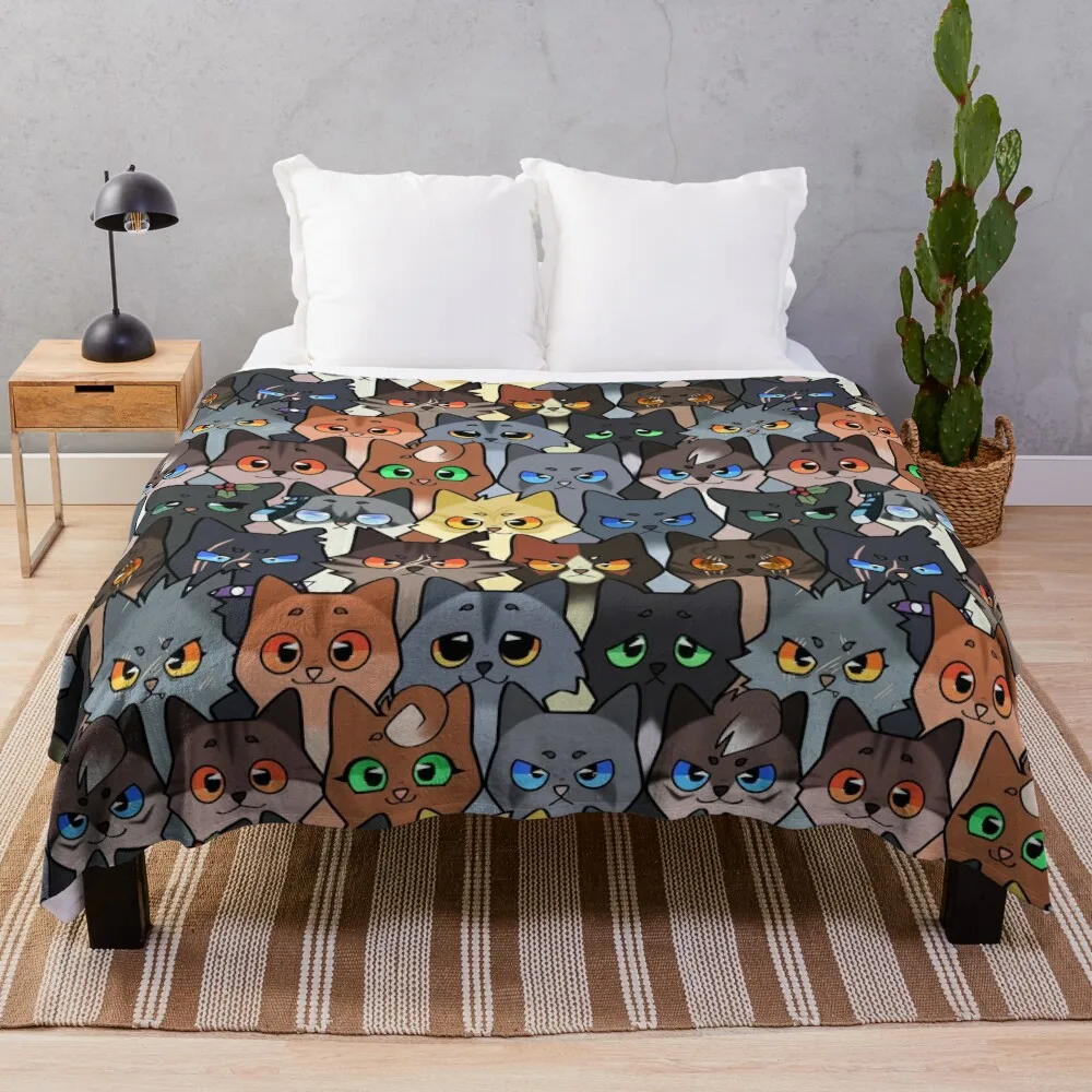 

Warrior Kits Throw Blanket Flannel Fabric Quilt Bed Blankets