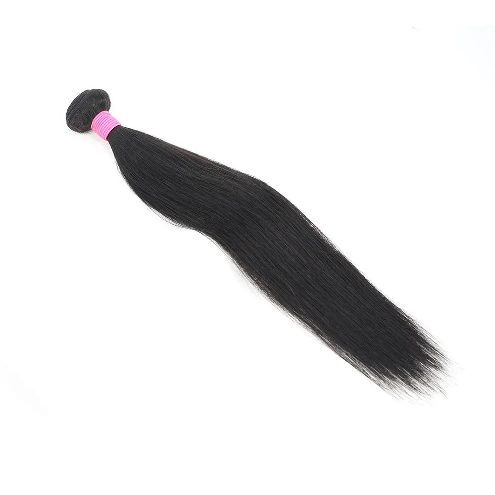 26 28 30 Inch Human Hair Bundles High Quality 10A Brazilian Raw Hair Weave Bundles Straight Human Weave Extensions