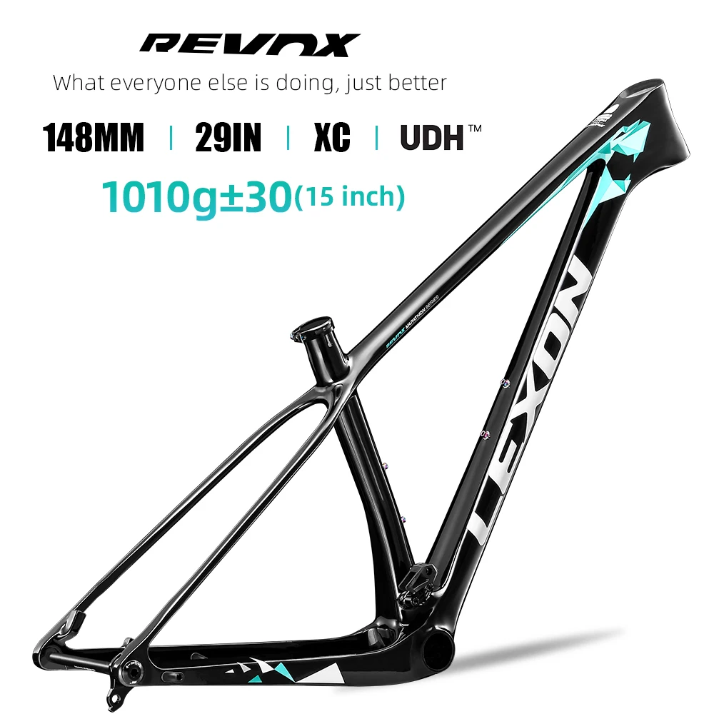 2024LEXONCarbonMTBFrame29erMountainBikeFrame980gBoost148mm