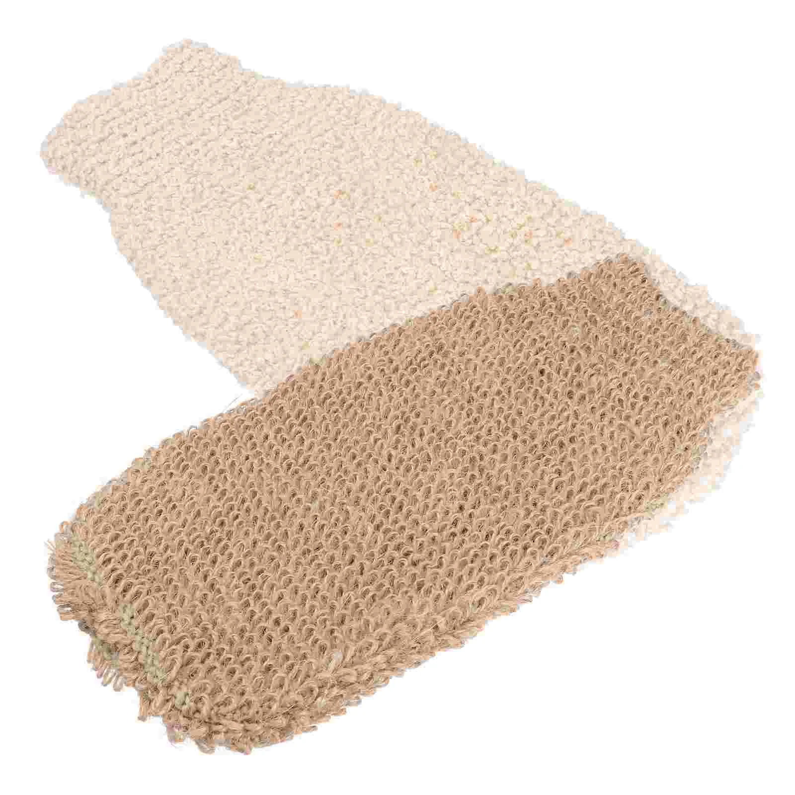 

2 PCS Bath Gloves Shower Scrub Towels Home Scrubbing Back-pulling Exfoliating Washcloths Body Scrubber