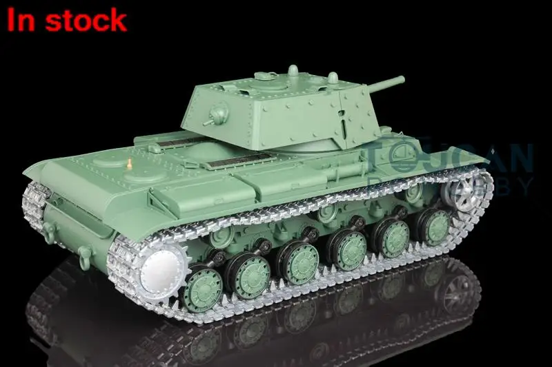 HENG LONG 1/16 Scale 7.0 Upgraded Soviet KV-1 RTR RC Tank 3878 FPV 360° Turret W/ Camera BB Pellets Steel Gearbox Toys TH17466 3