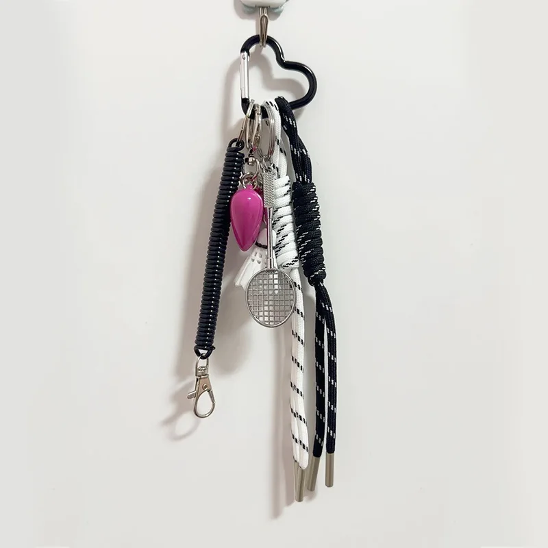 2025 Original Paris Fashion miu Matching Color Climbing Rope Bag Charm Cartoon Doll Pendant Key Pendant Bag Pendant Party Gifts