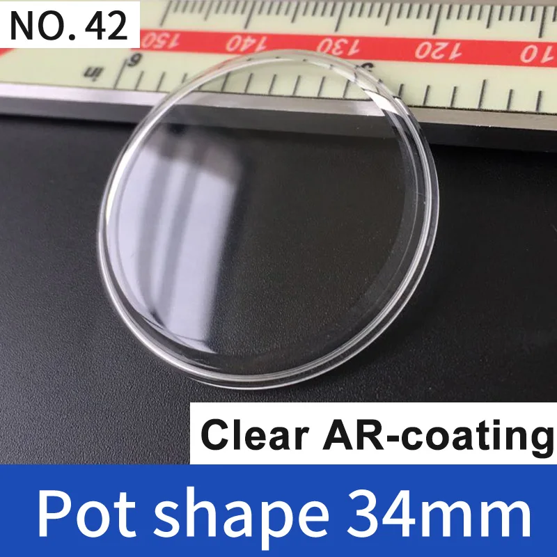 Verre Minéral Compatible Seiko 6138/6139 - Diamètre 34,0 Mm, épaisseur 3,30 Mm, Neuf étiqueté