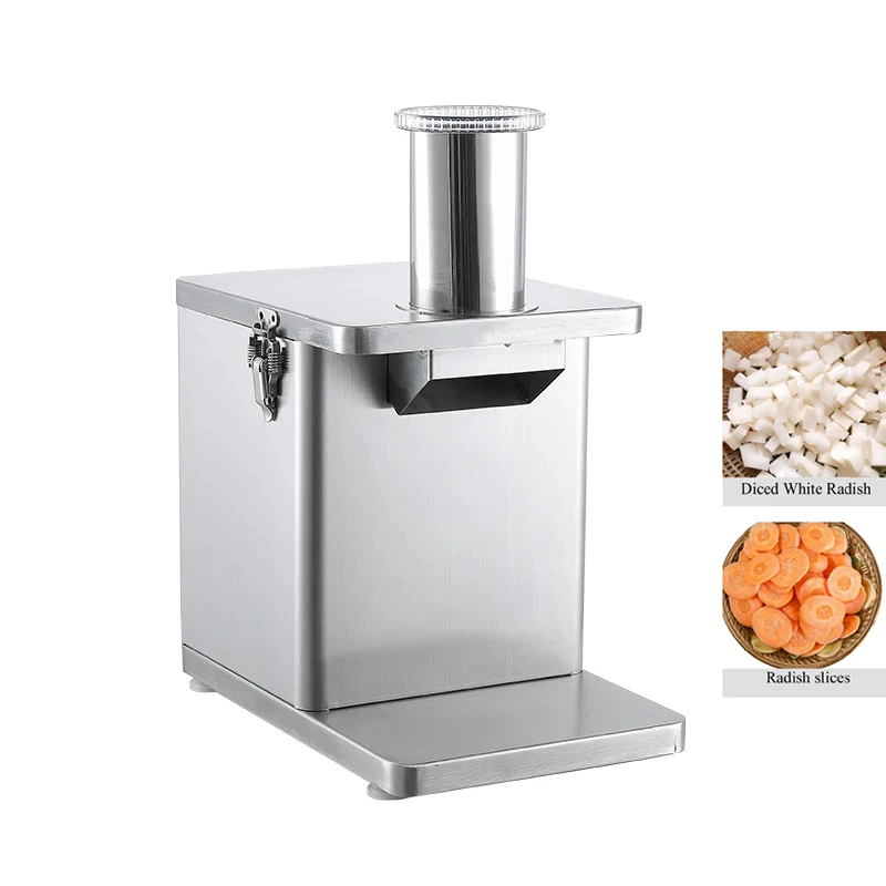 

Electric Vegetable Fruits Dicing Machine Commercial Carrot Pellet Stainless Steel Onion Slicer Shredder Dicer 220V
