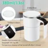380ML Electric Coffee Self Mixing Mug IP67 Waterproof BPA-free Coffee Stirring Mug Rechargeable Automatic Magnetic Cup For Tea 4