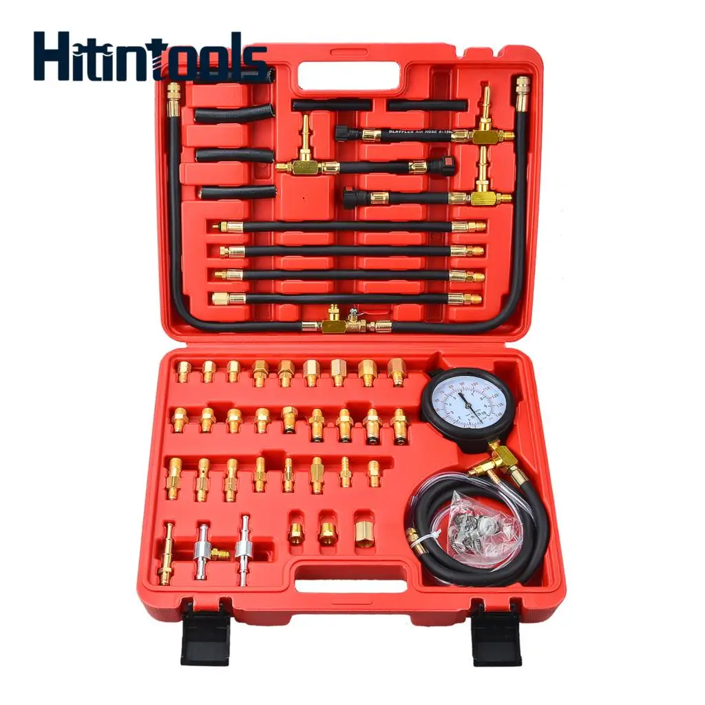 

TU-443 Car Trucks Manometer Fuel Injection Pressure Tool Tester Gauge Kit Fuel Flow 0-140 psi