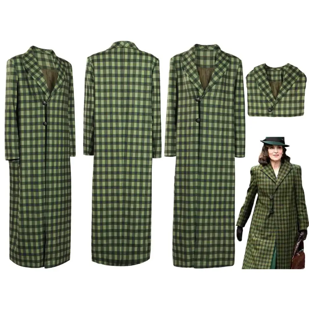 

Ariadne Oliver Cosplay Women Coat 2023 Movie A Haunting In Venice Fantasy Costume Disguise Adult Outfits Halloween RolePlay Suit