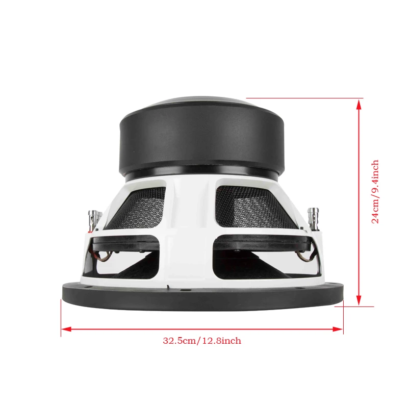 12 Inch Car Subwoofer RMS1200W Double Voice Coil Three Magne Dual