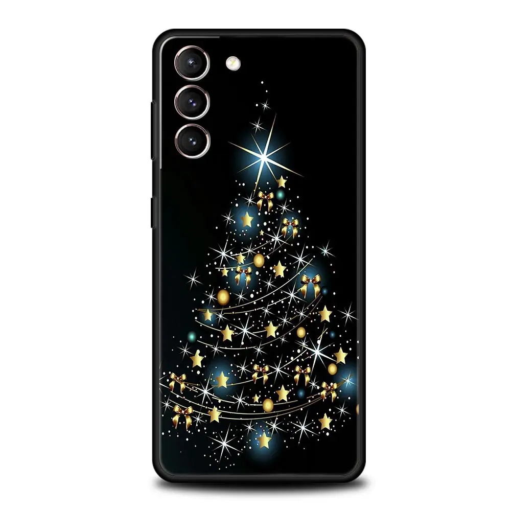 Festive Merry Christmas Tree Soft Silicone Phone Case