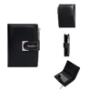 Fashion Solid Color Women Short Wallet Travel Organizer Fold Card Holder Coin Bag Ins Pu Luxury Small Purse For Gift 6