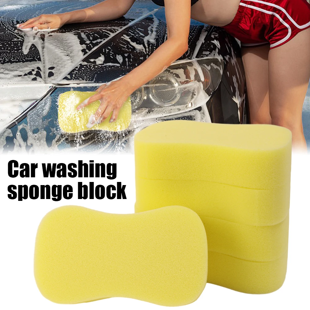 

Car Washing Sponges High-Density High Foam Cleaning Large Honeycomb 8-Shaped Car Sponge Cleaning Waxing Tool Washing Accessories