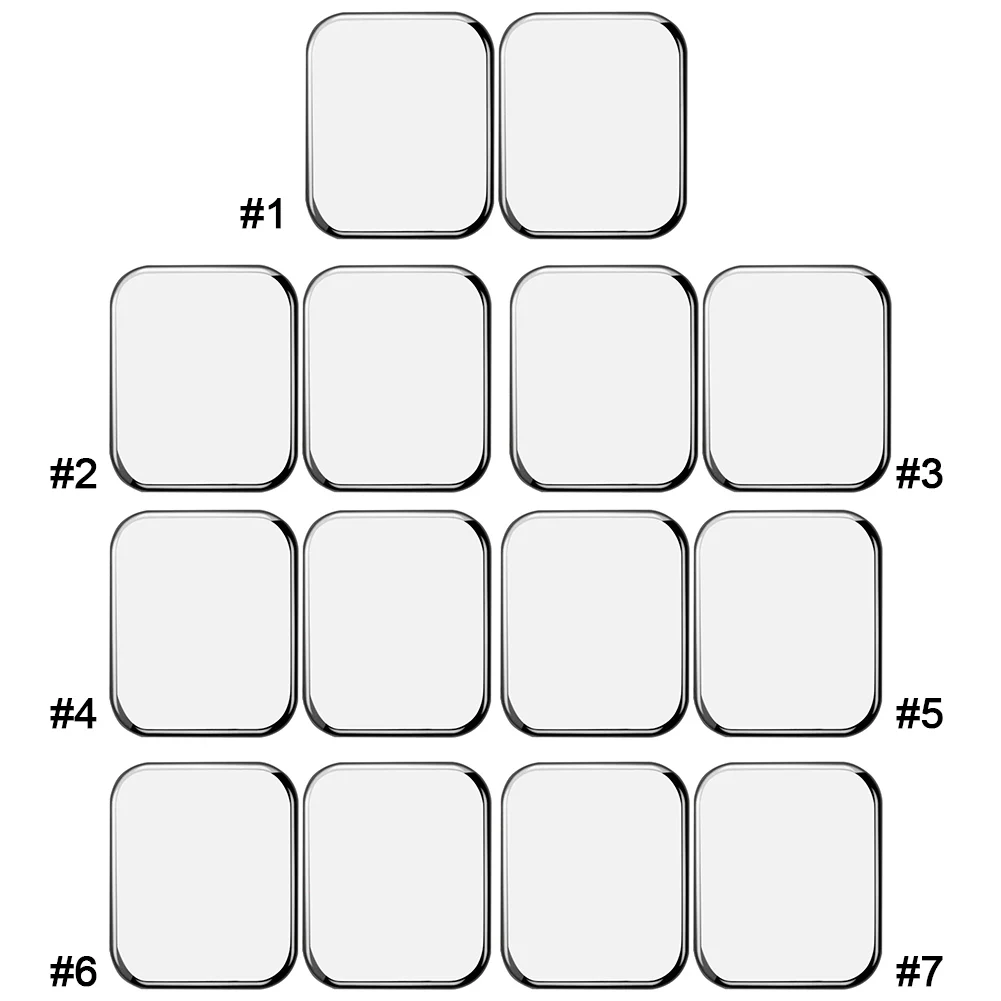 TPU Ǯ Ŀ ʸ, ũġ  ȣ ʸ Ŀ,  ġ 1-9 SE 38 40 41 42 44 45 49mm, 2 